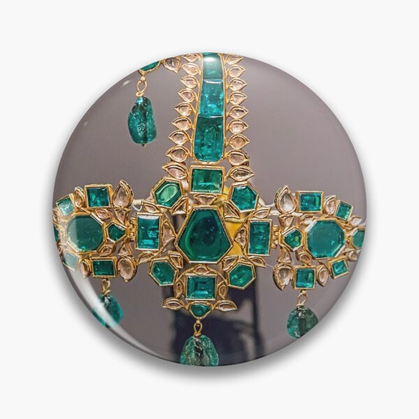 Item preview, Qatar. Doha. Emerald and Diamond Turban Brooch. designed and sold by vadim19.