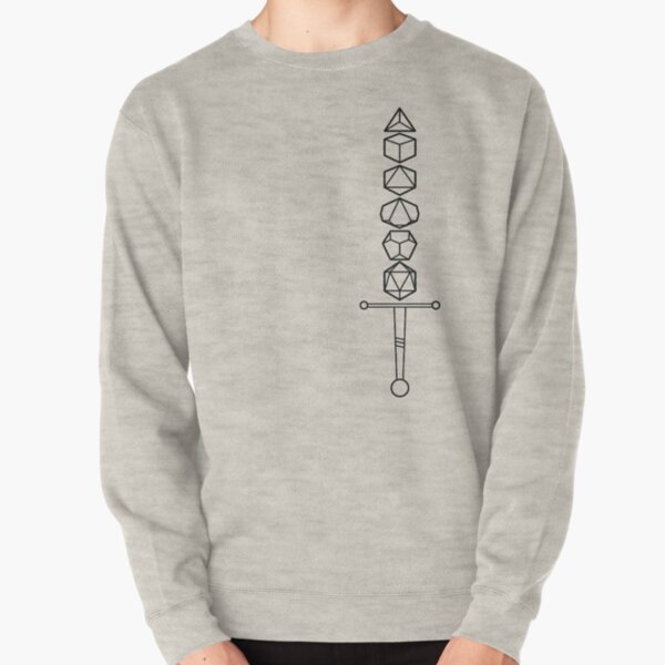 Choose Your Weapon - Dark Dice Sword Pullover Sweatshirt