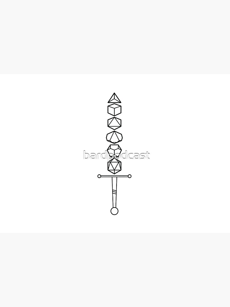 Choose Your Weapon - Dark Dice Sword by bardpodcast