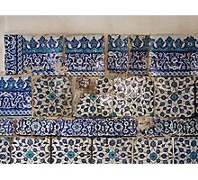  Ancient znik tiles in the inili Camii Tiled Mosque 