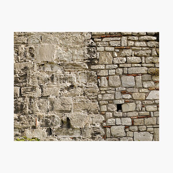 Wall repairs in Yedikule Hisarı (Yedikule Fortress) Photographic Print