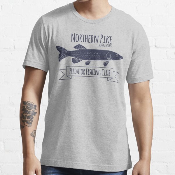 Northern Pike Predator Fishing Club Essential T-Shirt by