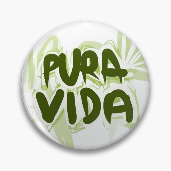 Aperçu de l'œuvre Tipographie artérielle Pura vida créée et vendue par Tropical Blood.
