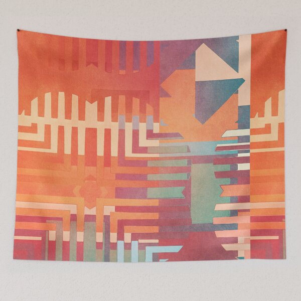 Item preview, Sunset Stripes Geometric Abstract designed and sold by ChangingLight.