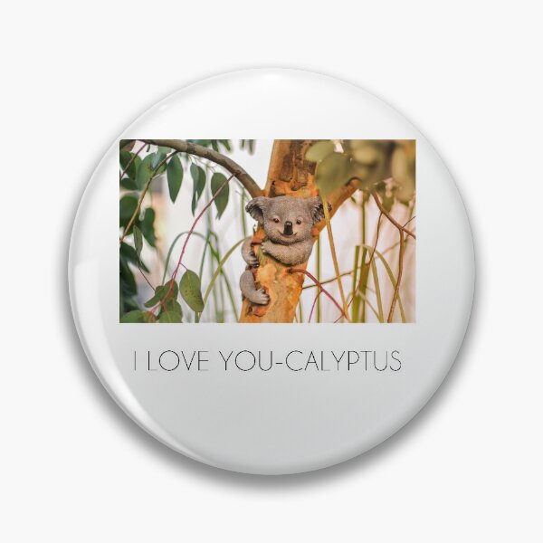 Item preview, Original "I love you-calyptus" for eucalyptus and koala bear lovers designed and sold by sanastyle.