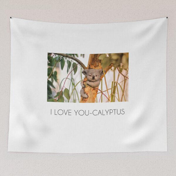 Item preview, Original "I love you-calyptus" for eucalyptus and koala bear lovers designed and sold by sanastyle.