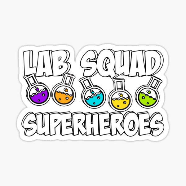 Item preview, Lab Squad Superheroes, Lab Partners designed and sold by LouisianaLady.