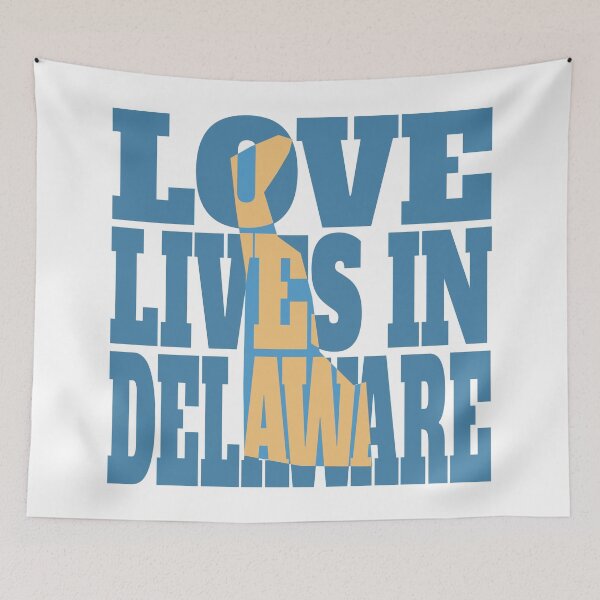 Item preview, Love Lives in Delaware designed and sold by DonDota.