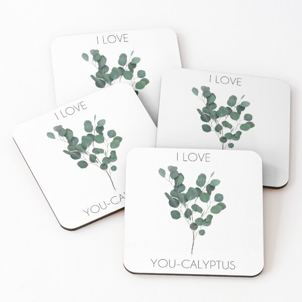 Item preview, Original "I love you-calyptus" for eucalyptus lovers designed and sold by sanastyle.