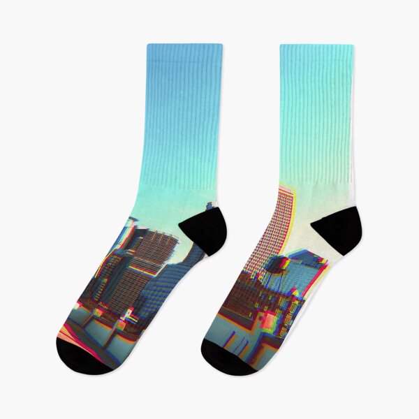 Item preview, Minneapolis Minnesota Skyline Trippy Glitch designed and sold by anthonylonder.