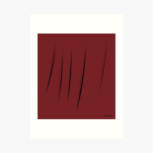 Cuts Art Print