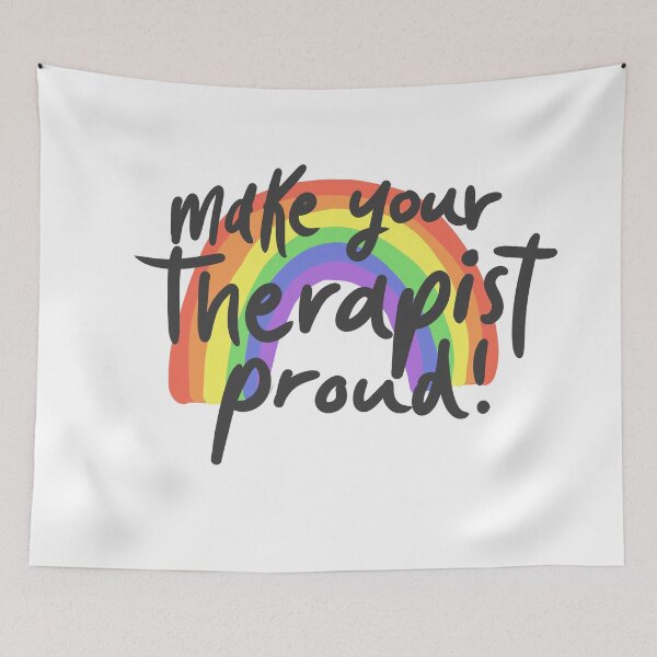 Item preview, Make Your Therapist Proud designed and sold by willowsbunnies.