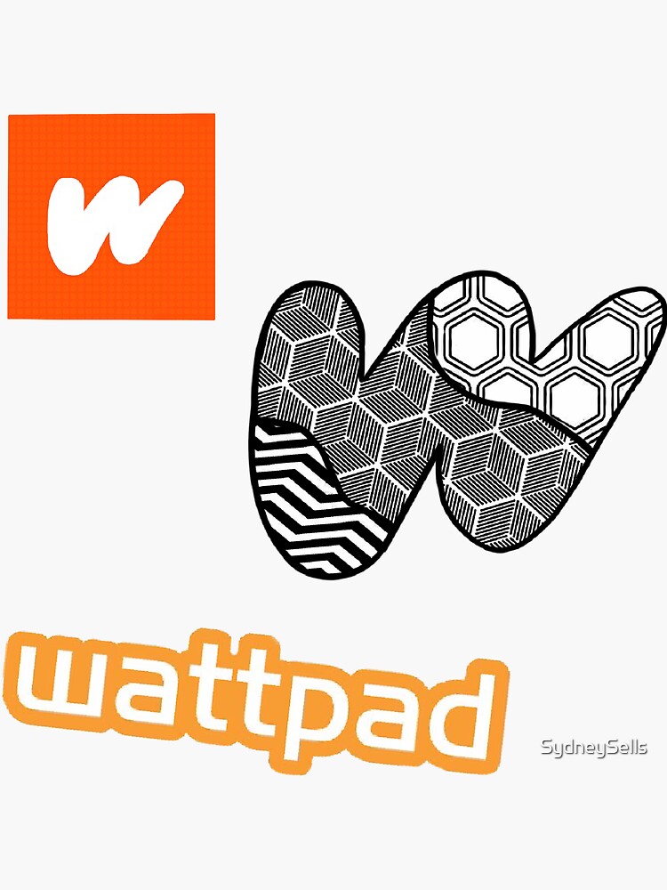 Pegatina Logotipos De Wattpad De Sydneysells Redbubble