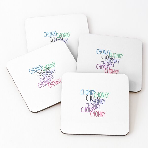 Item preview, CHONKY colorful text designed and sold by FEMstuff.