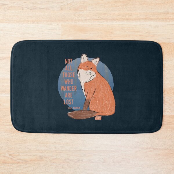 Item preview, Not All Those Who Wander Are Lost by J.R.R. Tolkien | Fox Illustration designed and sold by joabit-draws.