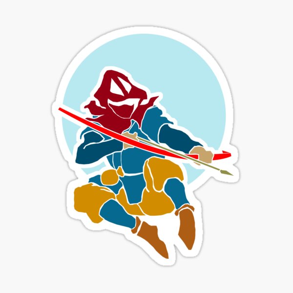 The Red Hood Archer II Sticker