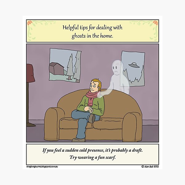 Who am I going to call? Nah, I'll just spray the place. It'll be fine. Photographic Print