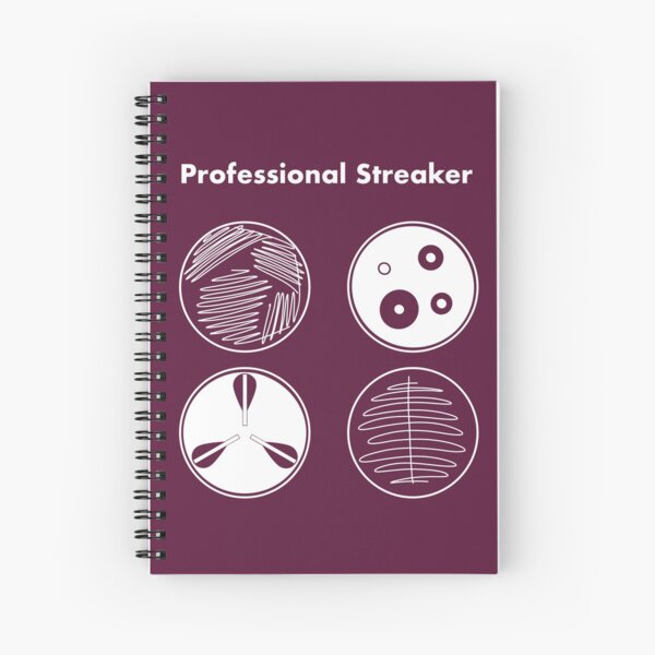 Professional Streaker Spiral Notebook