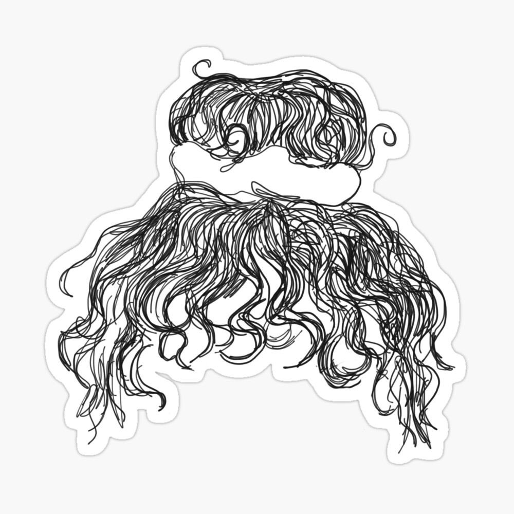 Curly Bangs Art Board Print By Mekayladionne Redbubble