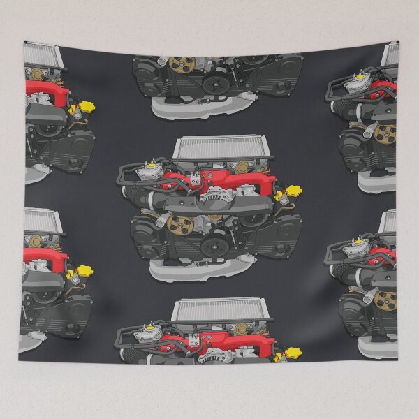 Item preview, EJ20 Engine sticker designed and sold by ArtyMotive.