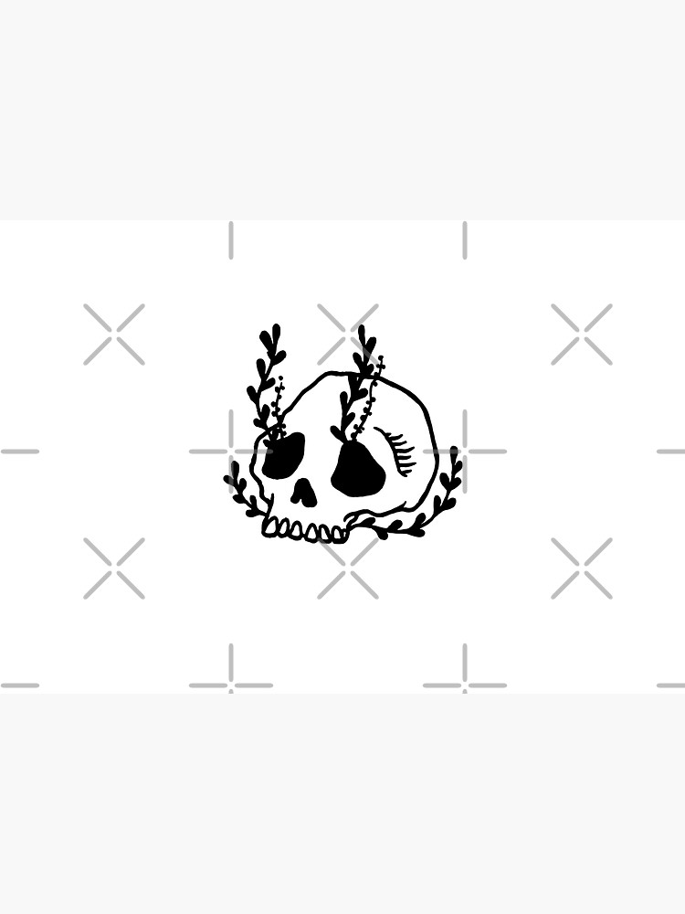 Graveyard Skull by LadyMorgan