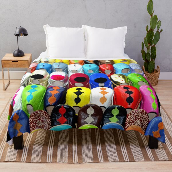 Item preview, DJAZAIR 1 rows of slippers in a Morocco Essaouira souk shop designed and sold by dragonemma.