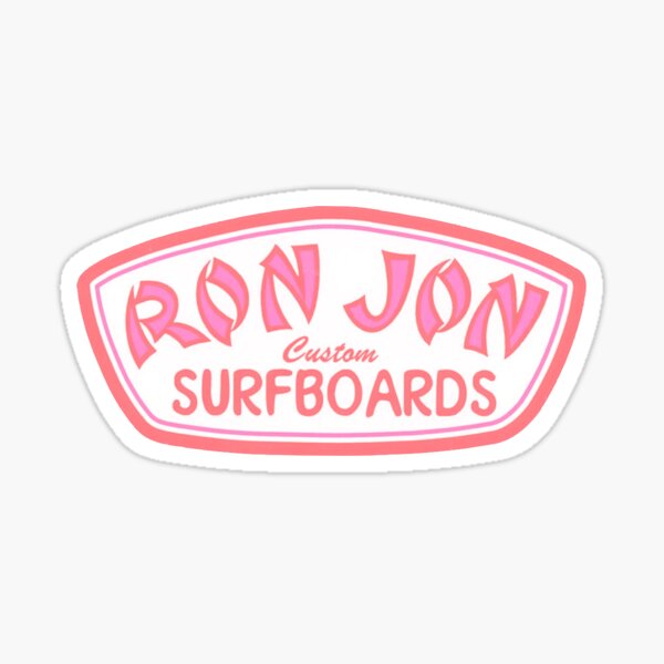 ron jon surf shop pink Sticker