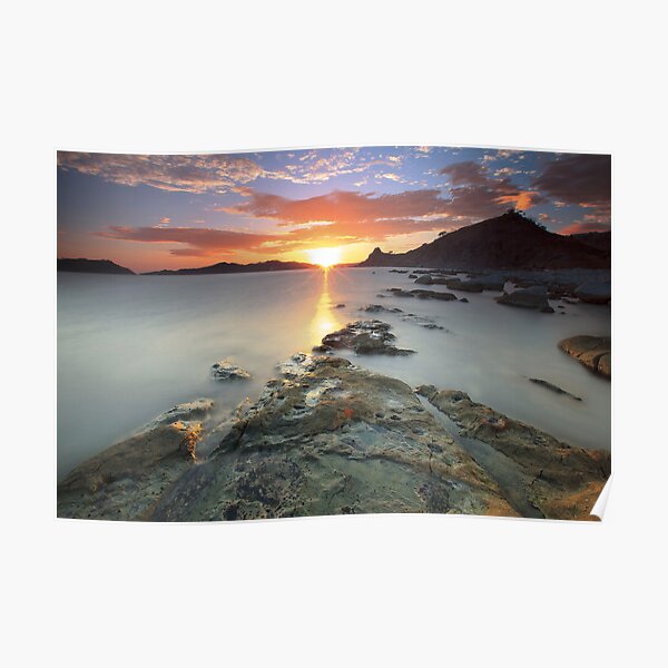 Sisiman Bay Sunset Poster