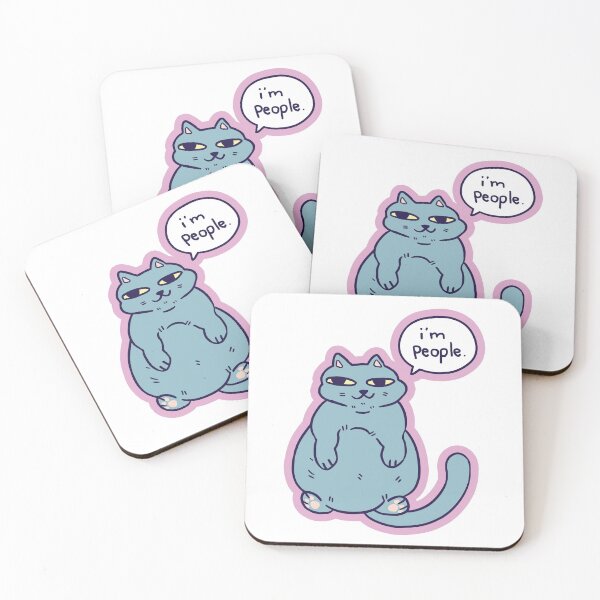 Item preview, I'm People Fat Cat designed and sold by saltkin.