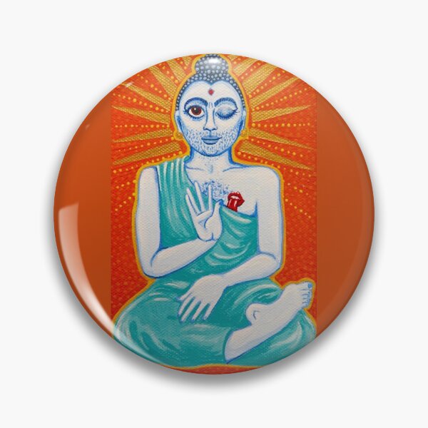 Item preview, OogaBooga Tattooed  Buddha designed and sold by Soozie Wray.