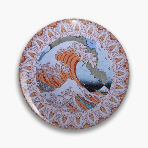 Item preview, The Great Wave off Kanagawa Mount Fuji Eruption Kaleidoscope designed and sold by anthonylonder.