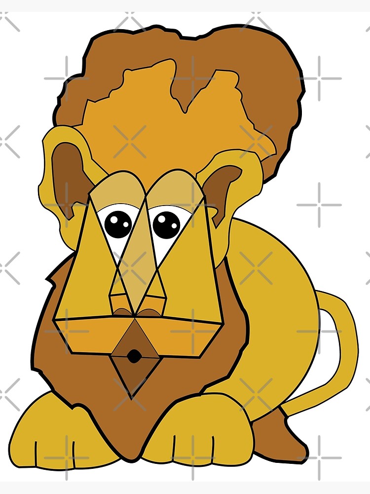 Lion Rar Art Board Print By Ryanricci Redbubble