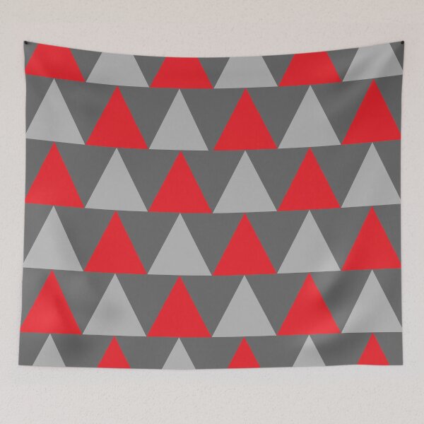 Item preview, Red and grey triangle shapes designed and sold by perlphoto.