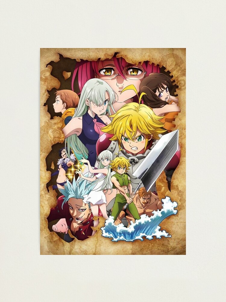 Anime Nanatsu No Taizai Seven Deadly Sins Poster for Sale by  Nicholapolitano