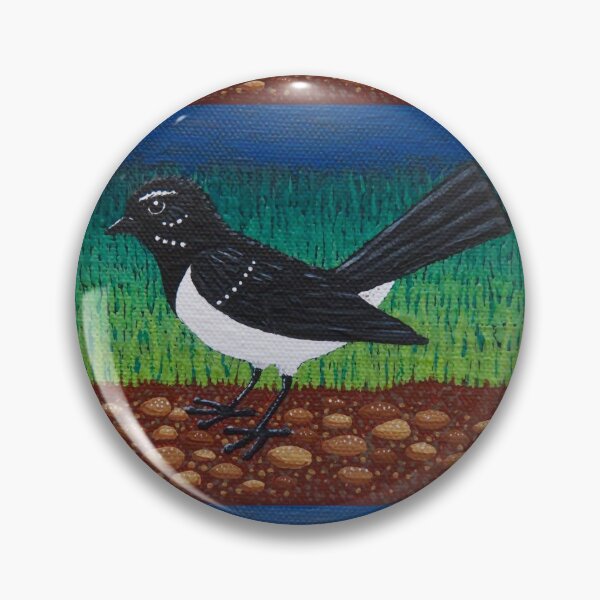 Item preview, Willy Wagtail on the garden path designed and sold by Soozie Wray.