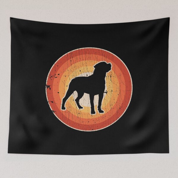 Item preview, Rottweiler Retro Vintage Sunset 60s 70s Shirt for Men Women Boys Girls Kids Dog Lover Gifts designed and sold by LiqueGifts.