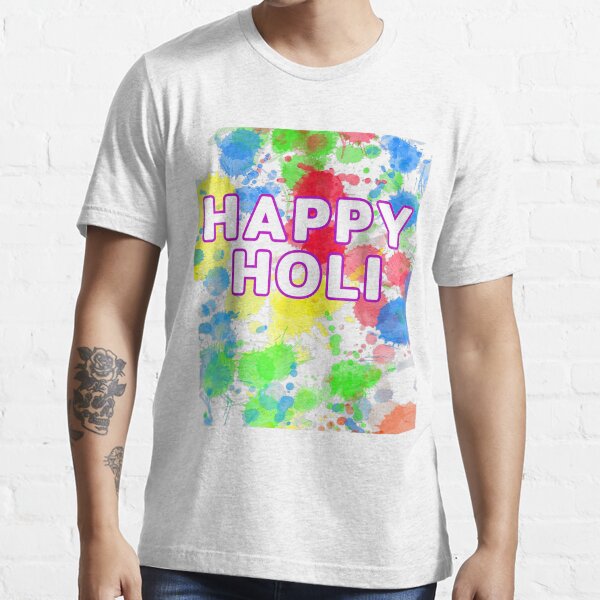 holi tshirt for women