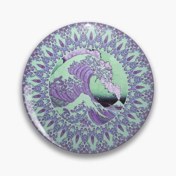 Item preview, The Great Wave off Kanagawa Mount Fuji Eruption Kaleidoscope designed and sold by anthonylonder.