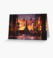 Christmas in Birmingham at the Bullring Greeting Card