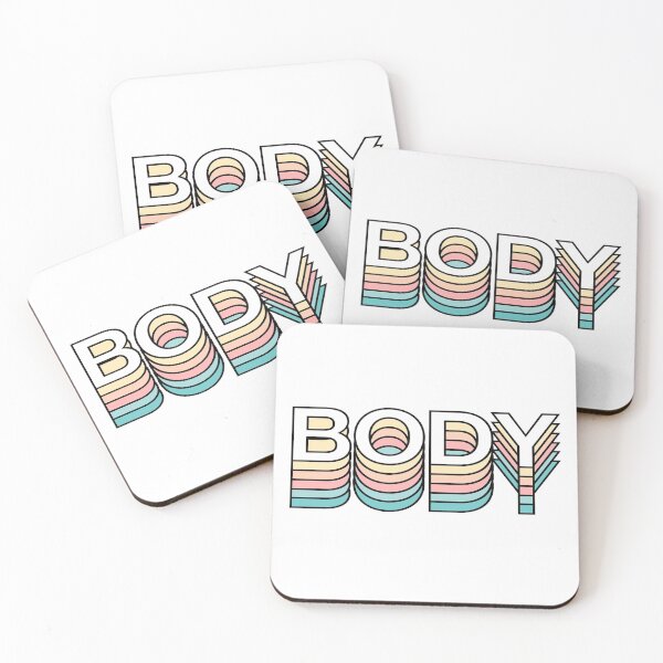 Item preview, Body Retro Aesthetic Modern Pastel Typography designed and sold by Fashionmonger.