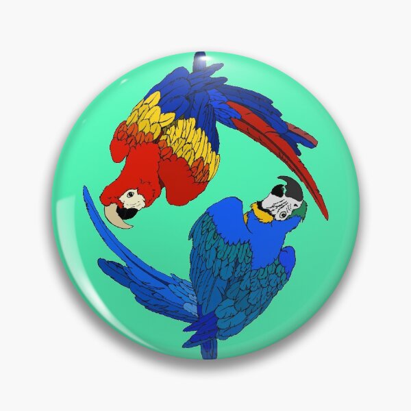 Item preview, Scarlet and Blue and Gold Macaws designed and sold by TinkerandBone.