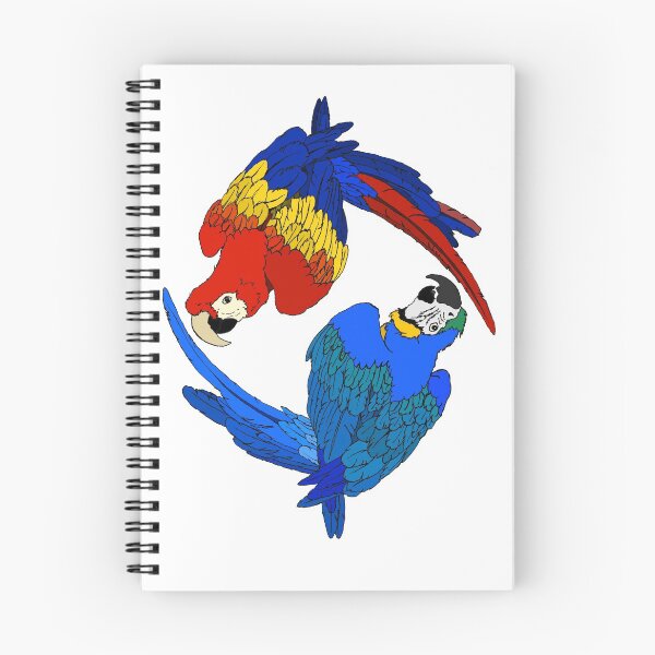 Item preview, Scarlet and Blue and Gold Macaws designed and sold by TinkerandBone.