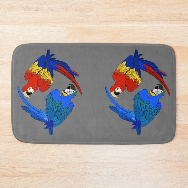 Item preview, Scarlet and Blue and Gold Macaws designed and sold by TinkerandBone.
