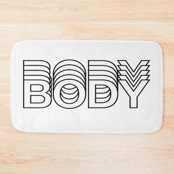 Item preview, Framework Body Retro Aesthetic Modern black and white Typography designed and sold by Fashionmonger.
