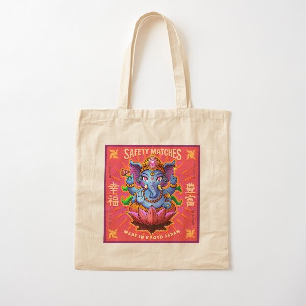 Ganesha Safety Matches Cotton Tote Bag