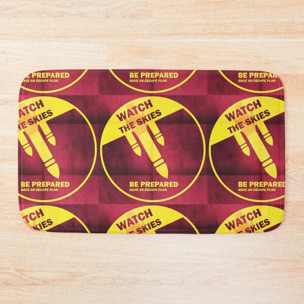 Item preview, "Watch the Skies" Missile Warning designed and sold by Gilbs.