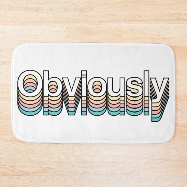 Item preview, Obviously Retro Aesthetic Modern Typography designed and sold by Fashionmonger.