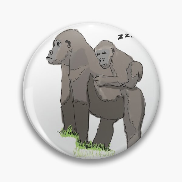 Item preview, Sleepy Gorilla Kiddo designed and sold by Sourbraaten.