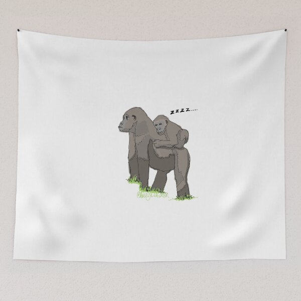 Item preview, Sleepy Gorilla Kiddo designed and sold by Sourbraaten.