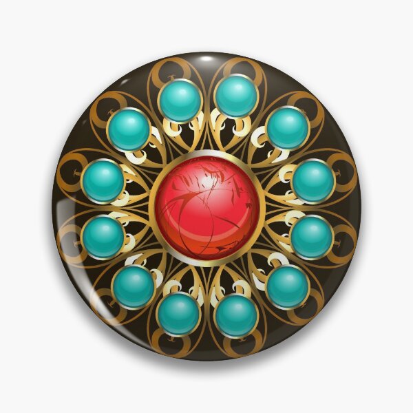 Item preview, Ethnic Brooches Seamless Pattern designed and sold by Blackmoon9.